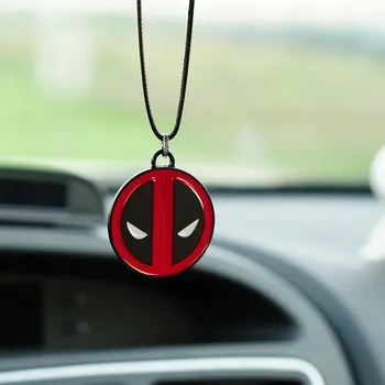 

Car Charm Rear View Mirror Hanging Ornament For Deadpool Pendant Automobile Decoration Interior Accessories Gifts