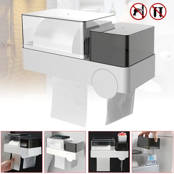 

Multifunction Paper Towel Holder 3 in 1 Waterproof Garbage Bag Storage Sanitary Napkin Box MJJ88