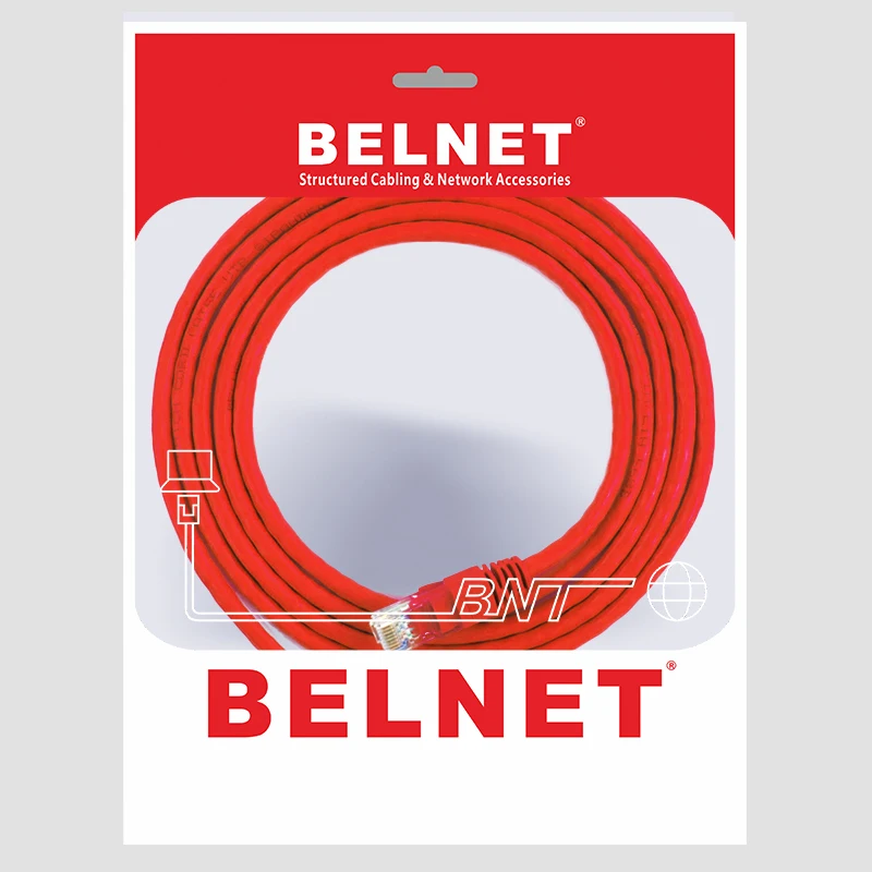Сетевой кабель Belnet UTP CAT5e RJ45 сетевой патч корд для маршрутизатора компьютера