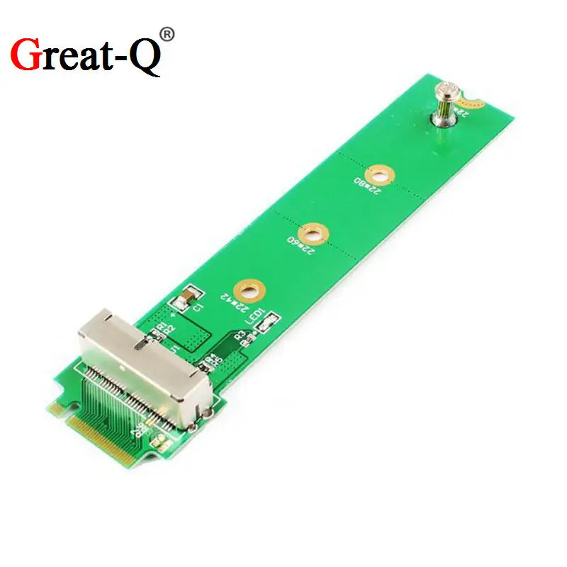 

PCI Express PCI-E 4X M.2 NGFF M-Key to 2013 2014 2015 Apple Macbook SSD Convert Card for A1493 A1502 A1465 A1466