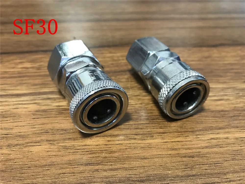 (2) SF30 3/8" Female BSPT Body Air Compressor Hose Quick Coupler Socket