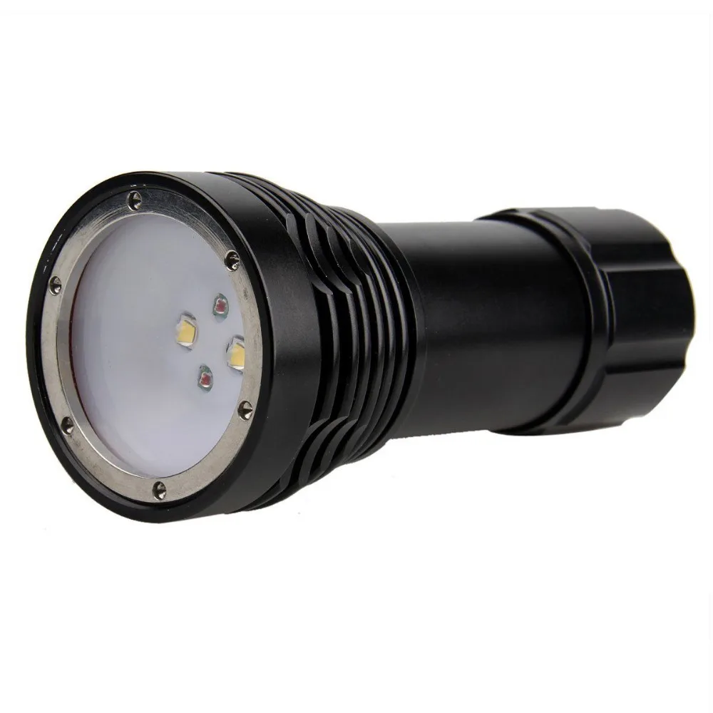 

Underwater 2800ML Scuba Diving 4x XM-L L2 LED Flashlight Torch Waterproof Light