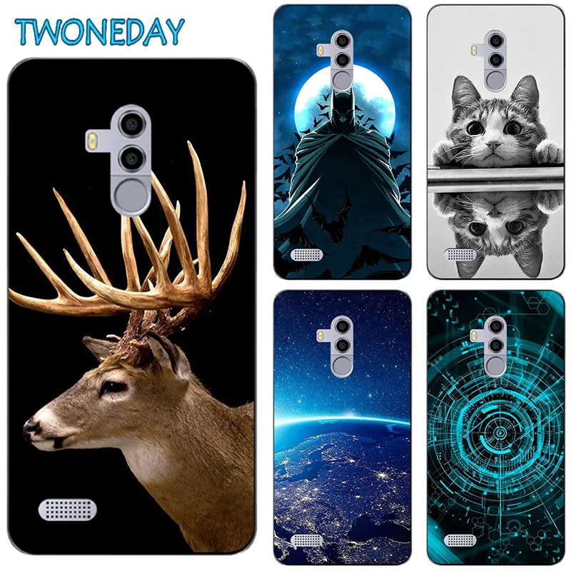 

Elk Case Frozen Phone Cover For Leagoo T8S 5.5" Coque Cute Cat Flower Back Case Soft Silicone Capa Shell For Leagoo T8S 5.5"