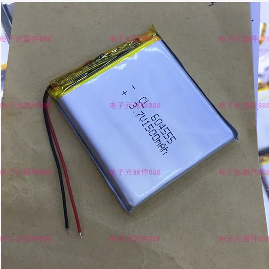 Новая горячая 584555 604555 1500mah 3 7 V полимерная литиевая батарея MP4 GPS плоский мобильный