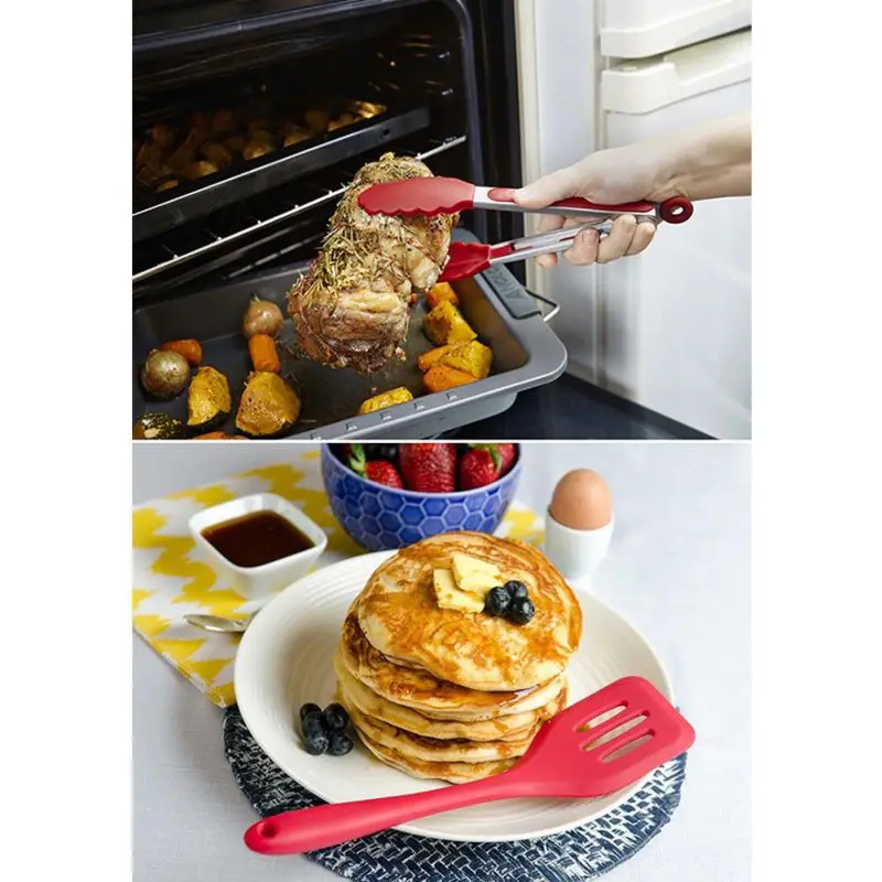 10pcs Non-stick Kitchenware Silicone Heat Resistant Kitchen Cooking Utensils Baking Tool Cooking Set Cuisine Outils Accessoires 10pcs Non-stick Kitchenware Silicone Heat Resistant Kitchen Cooking Utensils Baking Tool Cooking Set Cuisine Outils Accessoires
