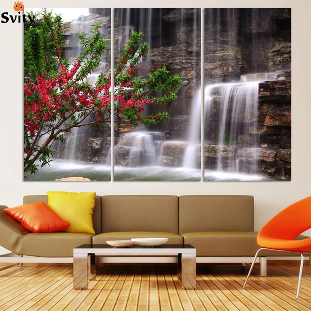 Unframed 3 Piece HD Picture Canvas Print Painting For Living Room Decor