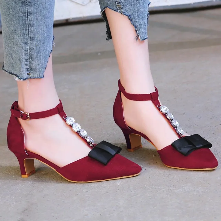 

Big Size 11 12 13 14 15 16 17 Ladies high heels women shoes woman pumps Water drill High-heeled single shoes