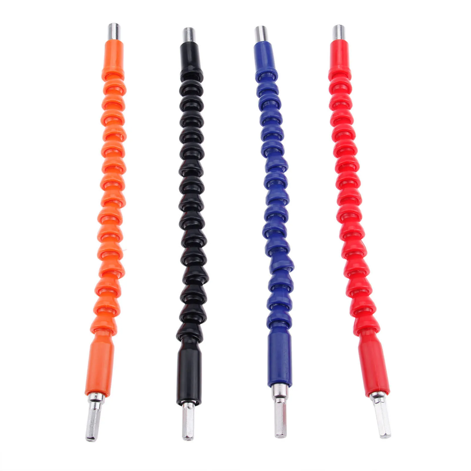 

DRELD 295mm Screwdriver Universal Shaft Flexible Shaft Hex Flex Electric Drill Extention Screwdriver Bit Holder Connect Rod Link