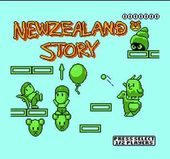 

New Zealand Story Region Free 8 Bit Game Card For 72 Pin Video Game Player