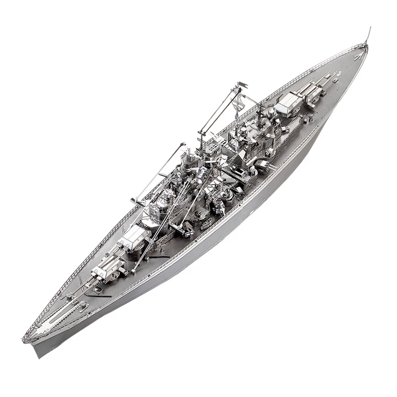 

Piececool 3D Puzzle Toy DIY 3D Metal Puzzles Model Bismarck Battleship Models Military Ship Kids Toys Gift