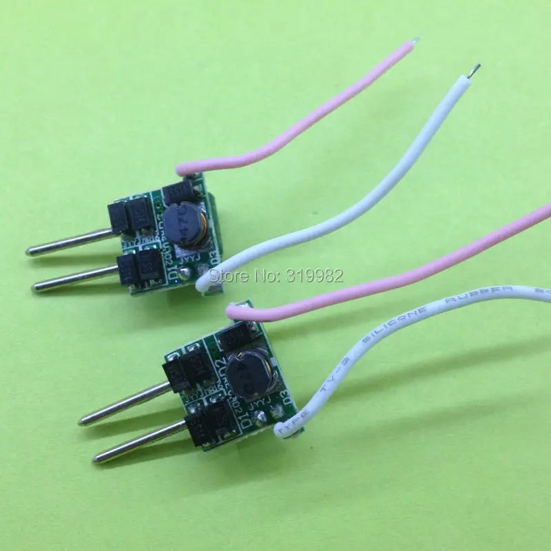 500 шт. MR16 2pin 12V Светодиодный светильник драйвер 1-3X1W низкого напряжения 2 фута 3X1 Вт 280MA постоянного тока 1 Вт 3 Вт Высокая мощность трансформатора