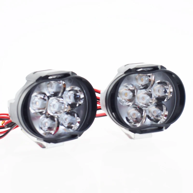 Huiermeimi мотоциклетные фары для автомобиля ATV скутер мото прожектор 12V LED 6500K