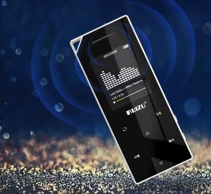 Mp3 плеер RUIZU D05 с поддержкой Bluetooth 16 ГБ 1 8 дюйма|MP3-плееры| |