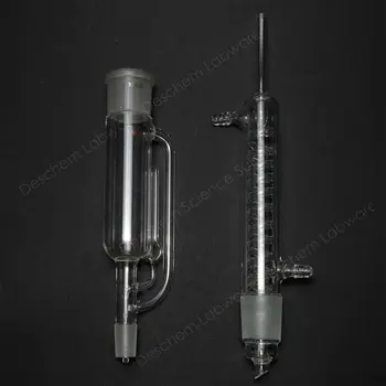 

150ml,Glass Soxhlet Extractor Body,With/Graham Coil Condenser,Lab Glassware