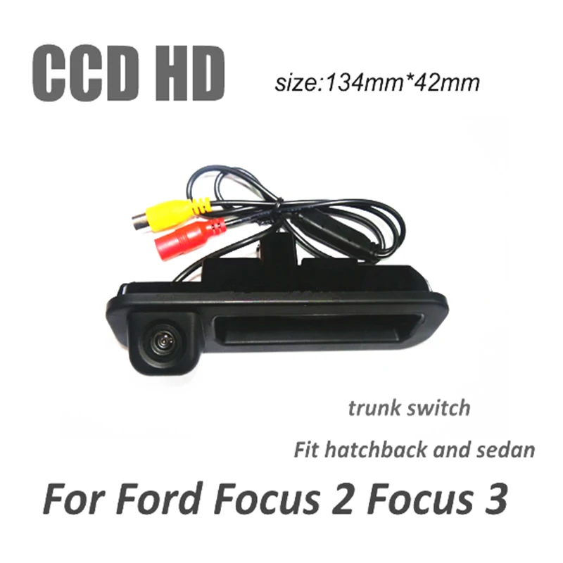 1090K CCD1/3 ''HD траектория заднего вида камера Автомобильная для Ford Focus 2012