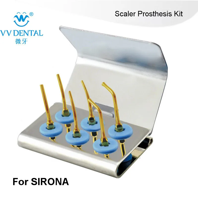 

5pcs SRPRKG Sirona scalerdental implant prosthetics tips kit for ionic white teeth whitening branqueador de dentes