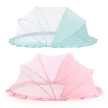 Летняя дышащая детская противомоскитная сетка детская кровать крышка для путешествий на открытом воздухе 0-2 года для прогулок на открытом воздухе или внутреннего ворса