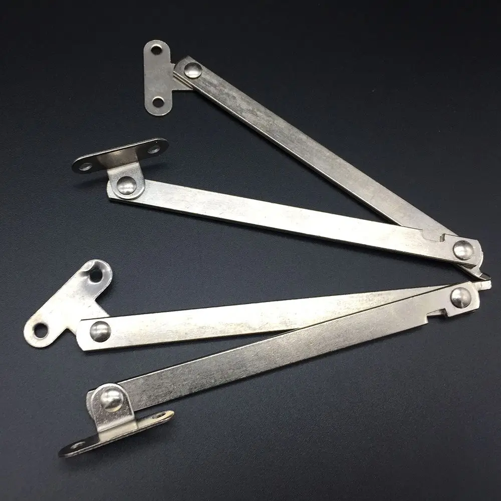 2PCS Stay Lid Folding Flap Lift Up Down Slot Kitchen Cupboard