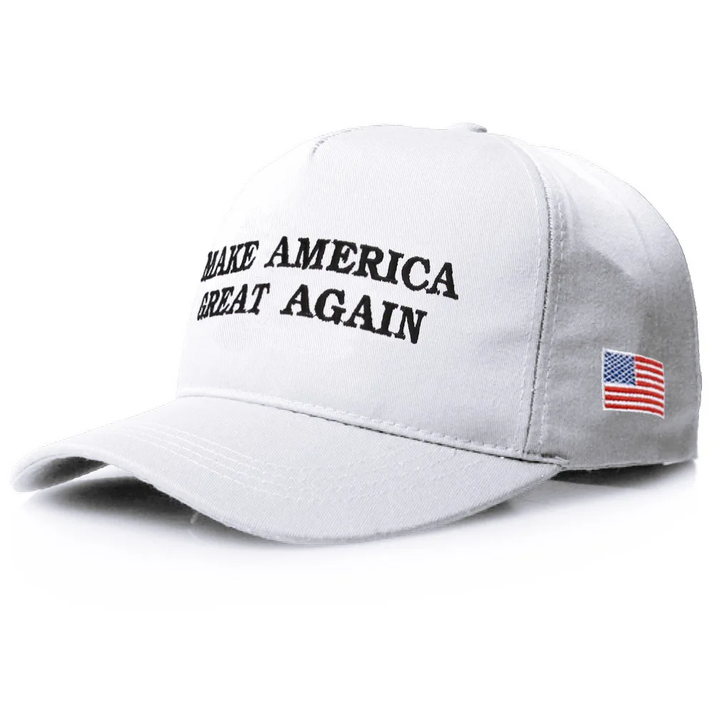 Красная бейсболка Дональда Трампа, шапка с вышивкой американского флага, товары для американской акции - Цвет: C