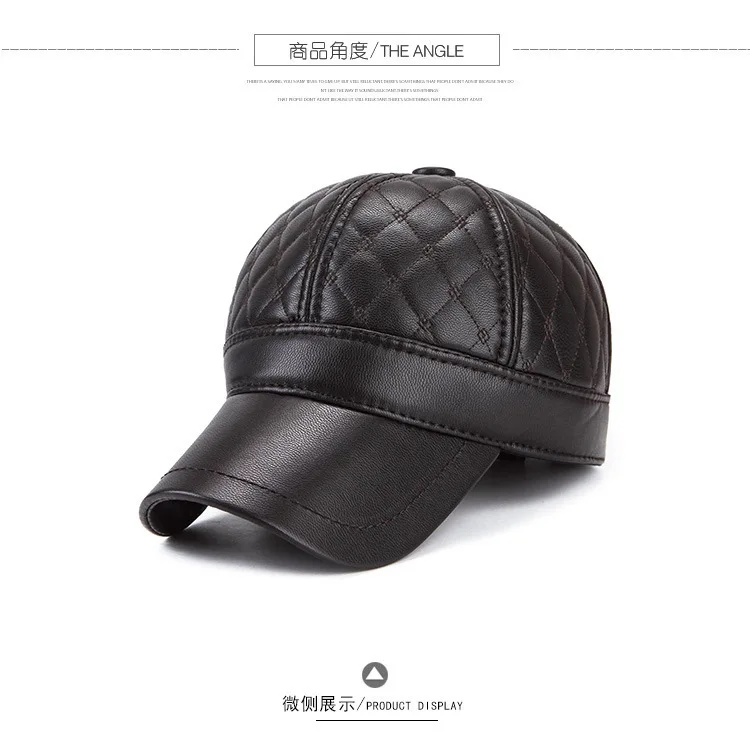 YIFEI защита для ушей Snapback шапка для женщин Высококачественная зимняя шапка для мужчин однотонная Русская Шапка теплая зимняя кожаная меховая бейсболка