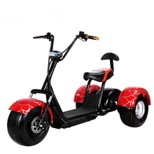 3 wheel electric harley scooter with 1000W hub motor and 60V lithium battery Free TAX