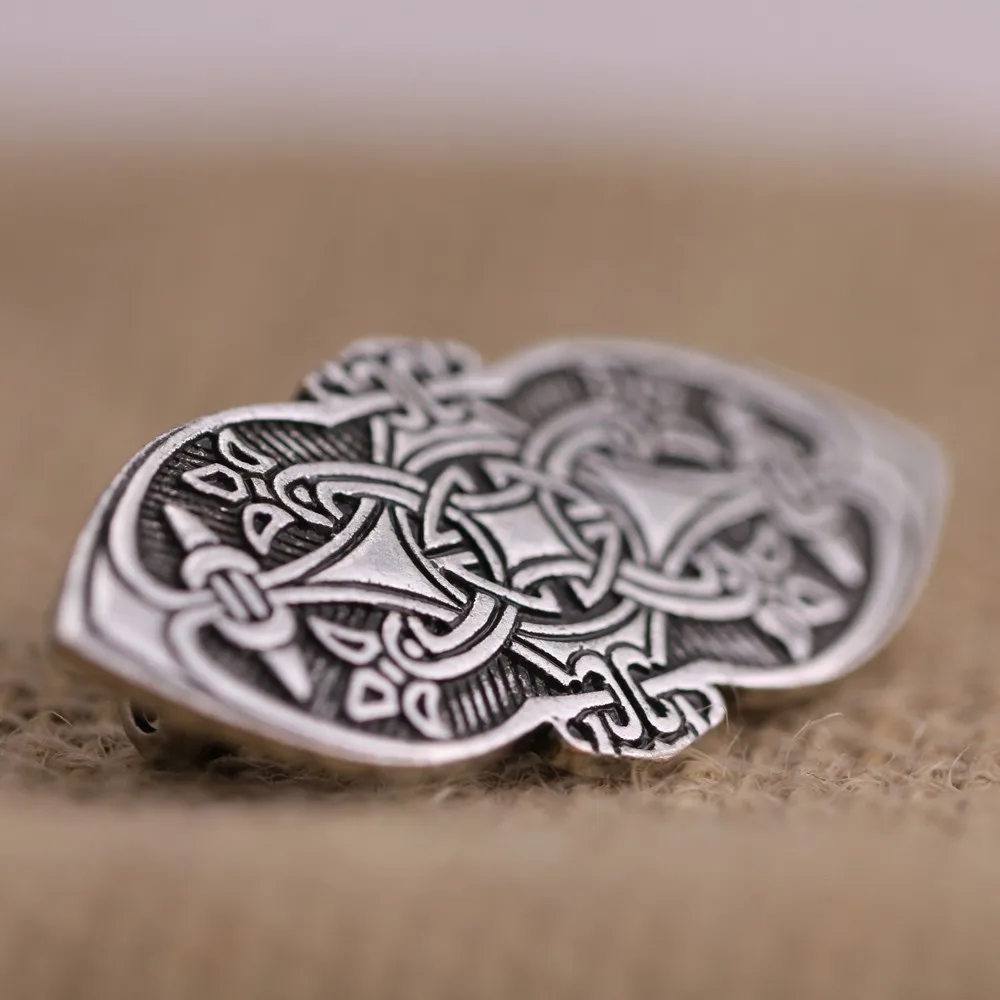 

LANGHONG 1pcs Nordic Vikings Amulet fibula Set Brooches Viking brosch jewelry Talisman