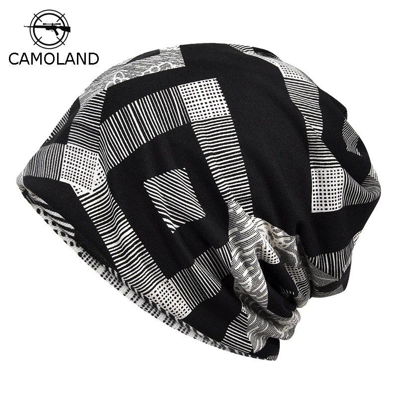 CAMOLAND новые модные женские и мужские шапки шапка геометрического дизайна для