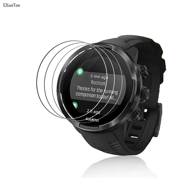 Сверхпрозрачное закаленное стекло 2.5D для смарт часов Suunto 9 Baro 3 Защитная пленка