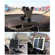 Присоска стиль планшетный ПК стенд кронштейн зажим для 7~ 12 дюймов экран универсальный кронштейн автомобильный держатель с замком с 360 градусов поворота