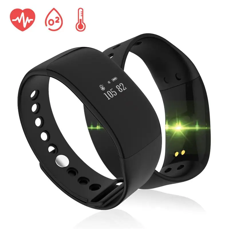 V66 Smart Bracelet Waterproof Heart Rate Monitor Men Women Smart Band Alarm Clock Sports Watch SmartWatch For Android IOS Phone