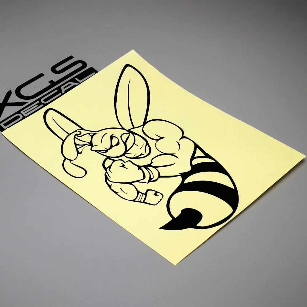Xgs Decal Car Styling Angry Bodybuilder Bee Vinyl Cut No Images, Photos, Reviews