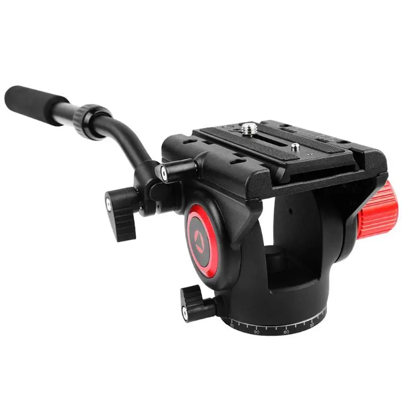 

Kingjoy VT-3520 360 Panoramic Tripod Fluid Drag Damping Head Video Tripod Head W/ Quick For Tripod Monopod Camera Holder Stand