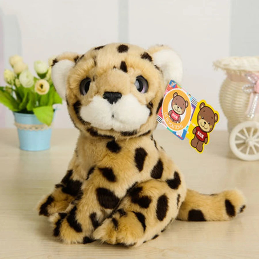Snow Leopard Плюшевые Чучела Животных Peluche Миниатюрный Детские Мягкие Игрушки