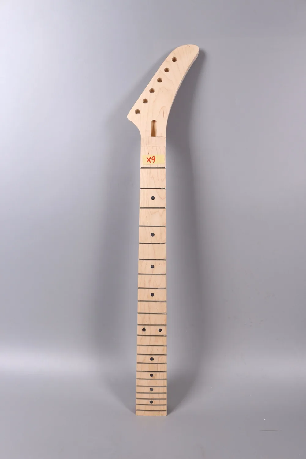 

electric guitar neck 25.5 inch 22 fret maple banana headstock right hand X-9