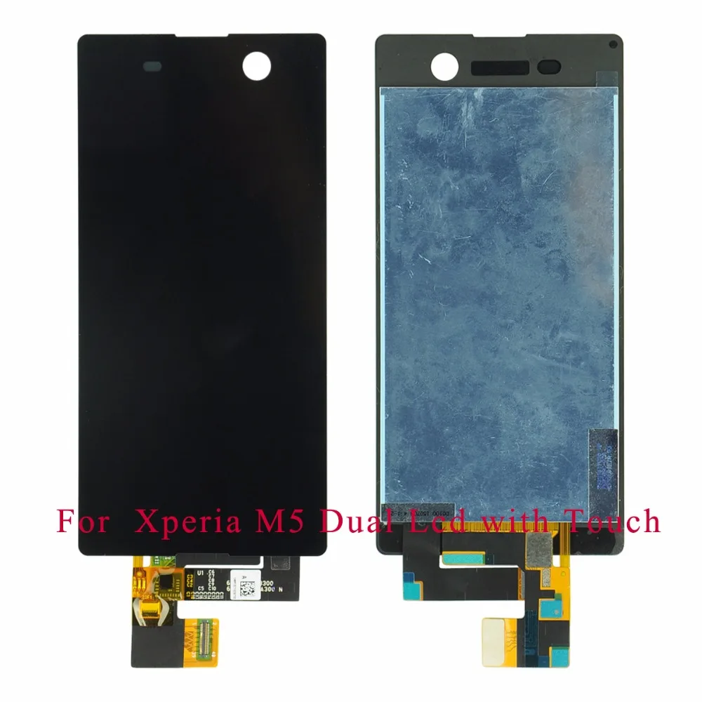100% test LCD display For Sony Xperia M5 Dual E5633 E5643 E5663 touch Display Screen Digitizer replacement panel | Мобильные