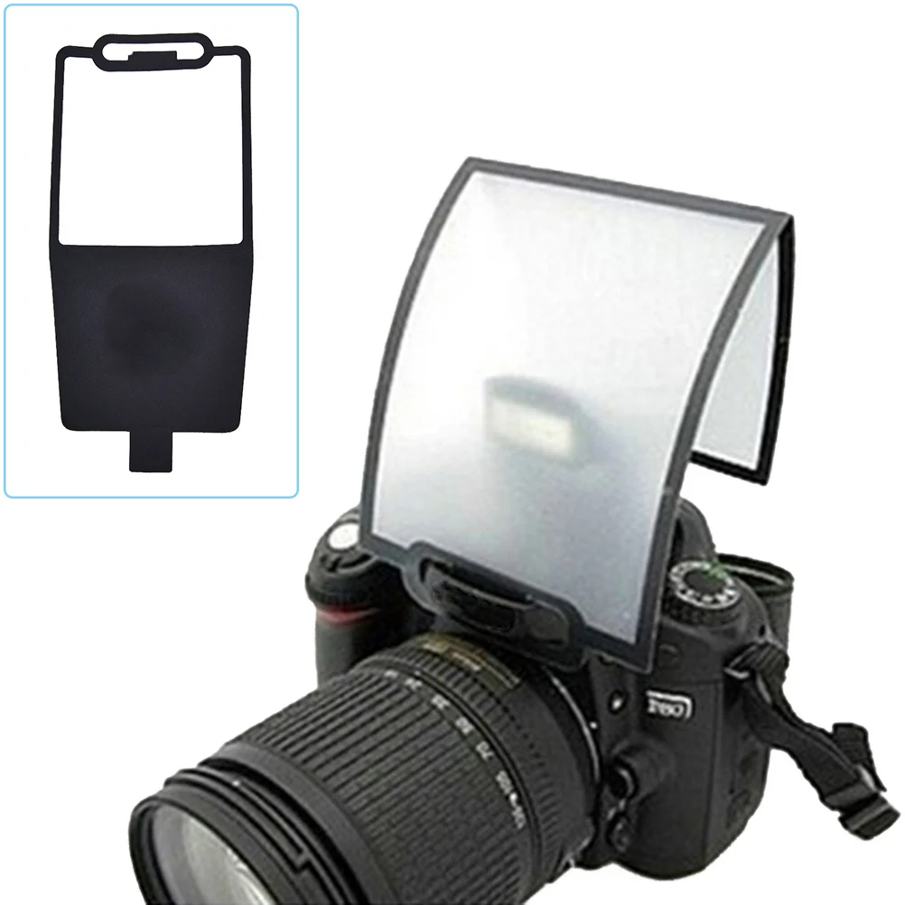 

1pc Worldwide Camera Flash Diffuser Softbox Black Clear Reflector for Canon Nikon Yongnuo Speedlite Flash diffuser