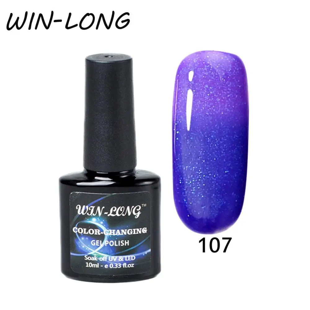 Bluesky Temperature Change Color UV Gel Nail Polish Semi Permanent Lucky 7ml Thermo Gel Varnish Art Led Lamp Nail Polish