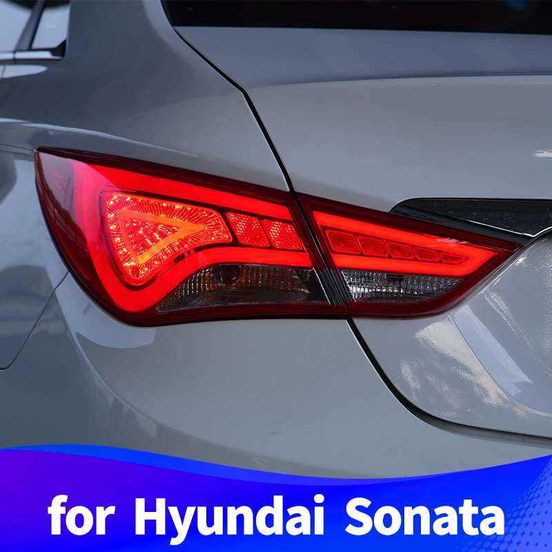 Задняя фара для hyundai Sonata светодиодные ходовые огни Светодиодный светодиодный стоп-сигнал светодиодный фонарь