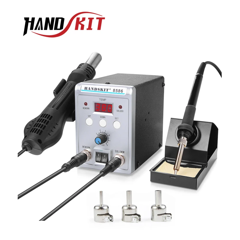 HANDSKIT 220 V 700 W Бессвинцовая паяльная станция с тепловым элементом BGA Rework горячий