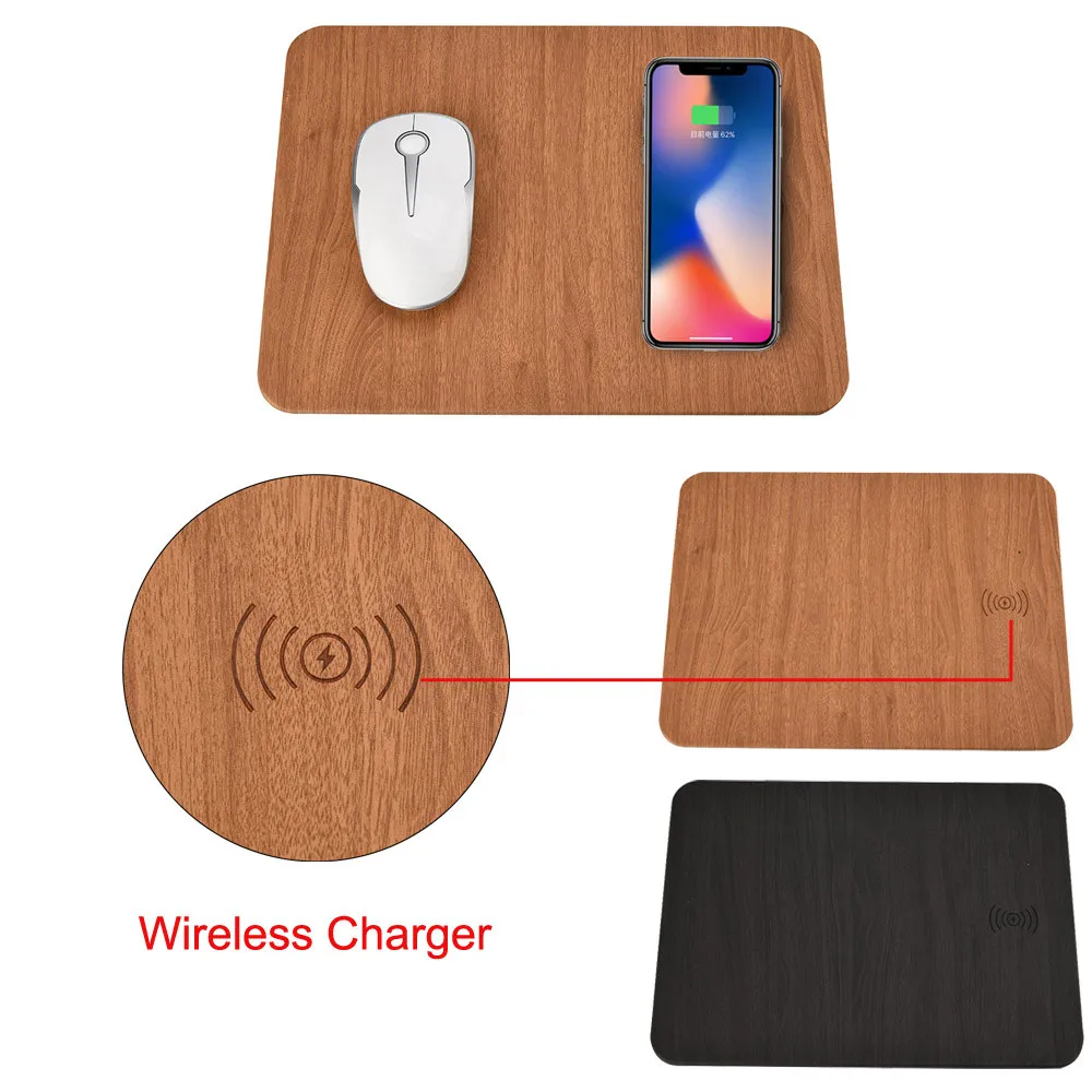 CARPRIE Wireless Charging Pad Mouse Pad Gamer Mousepad