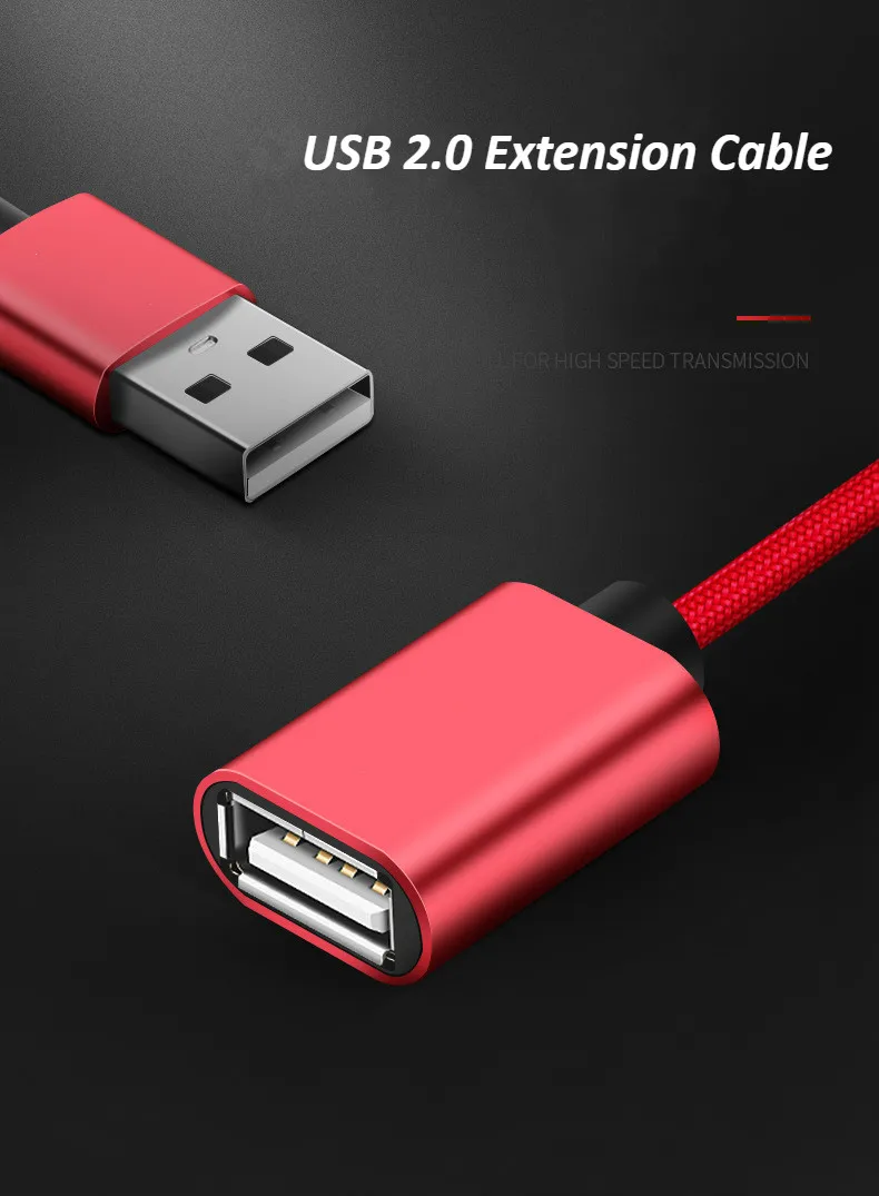 USB 2,0 кабель-удлинитель для мужчин и женщин кабель-удлинитель USB для USB кабель-удлинитель для ПК USB U диск Клавиатура кабель-удлинитель