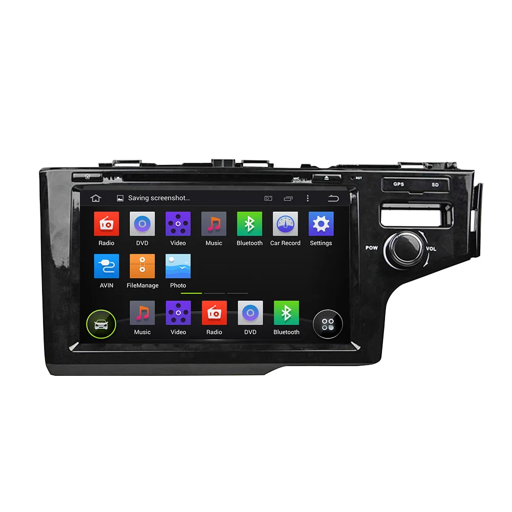 Pure Android 5 1 System Car DVD GPS Navigation System for Honda Fit 2014 right hand