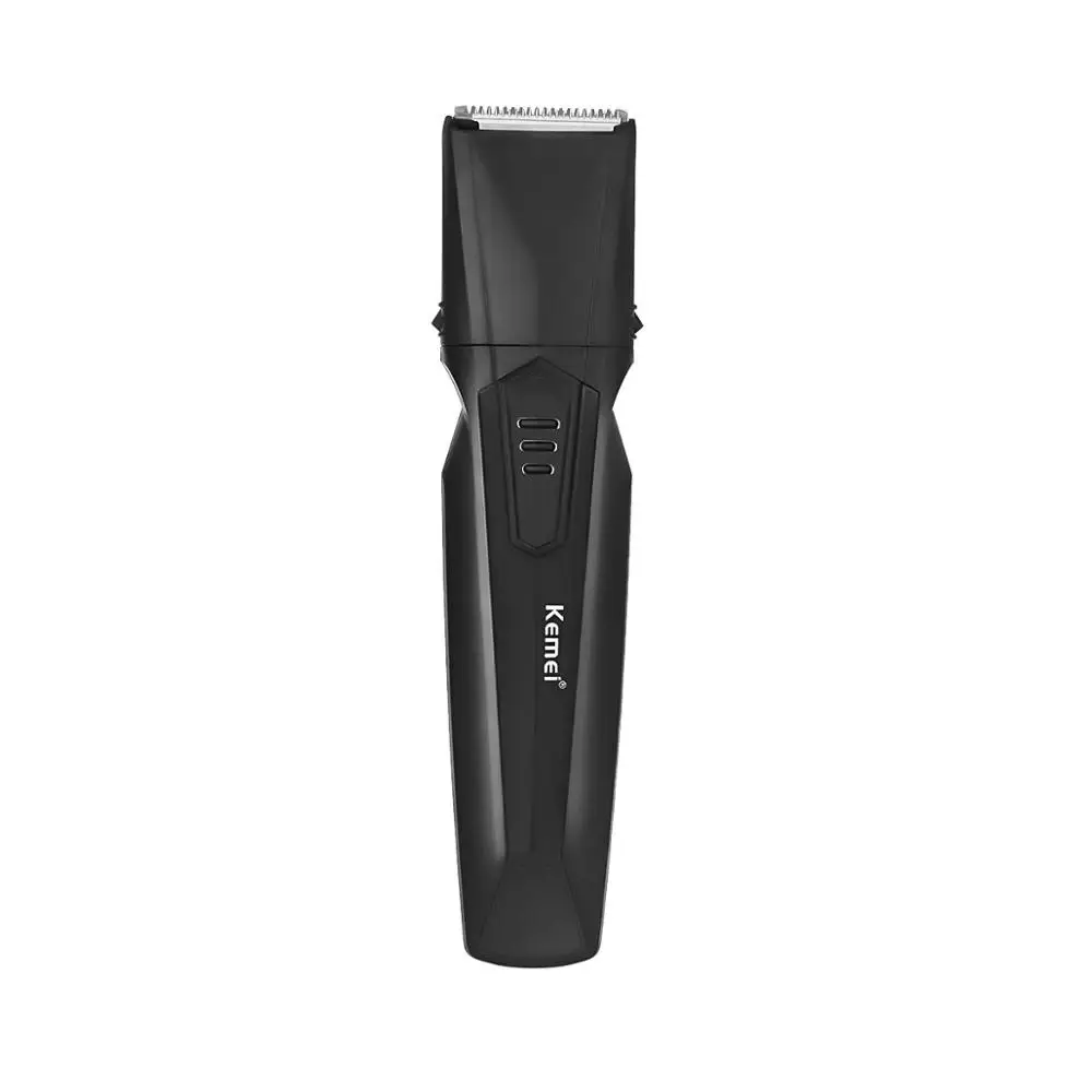 Kemei 5 в 1 триммер для волос многофункциональная Аккумуляторная Беспроводная Машинка для стрижки волос Машинка для стрижки электробритва бороды для мужчин 43 - Цвет: Черный