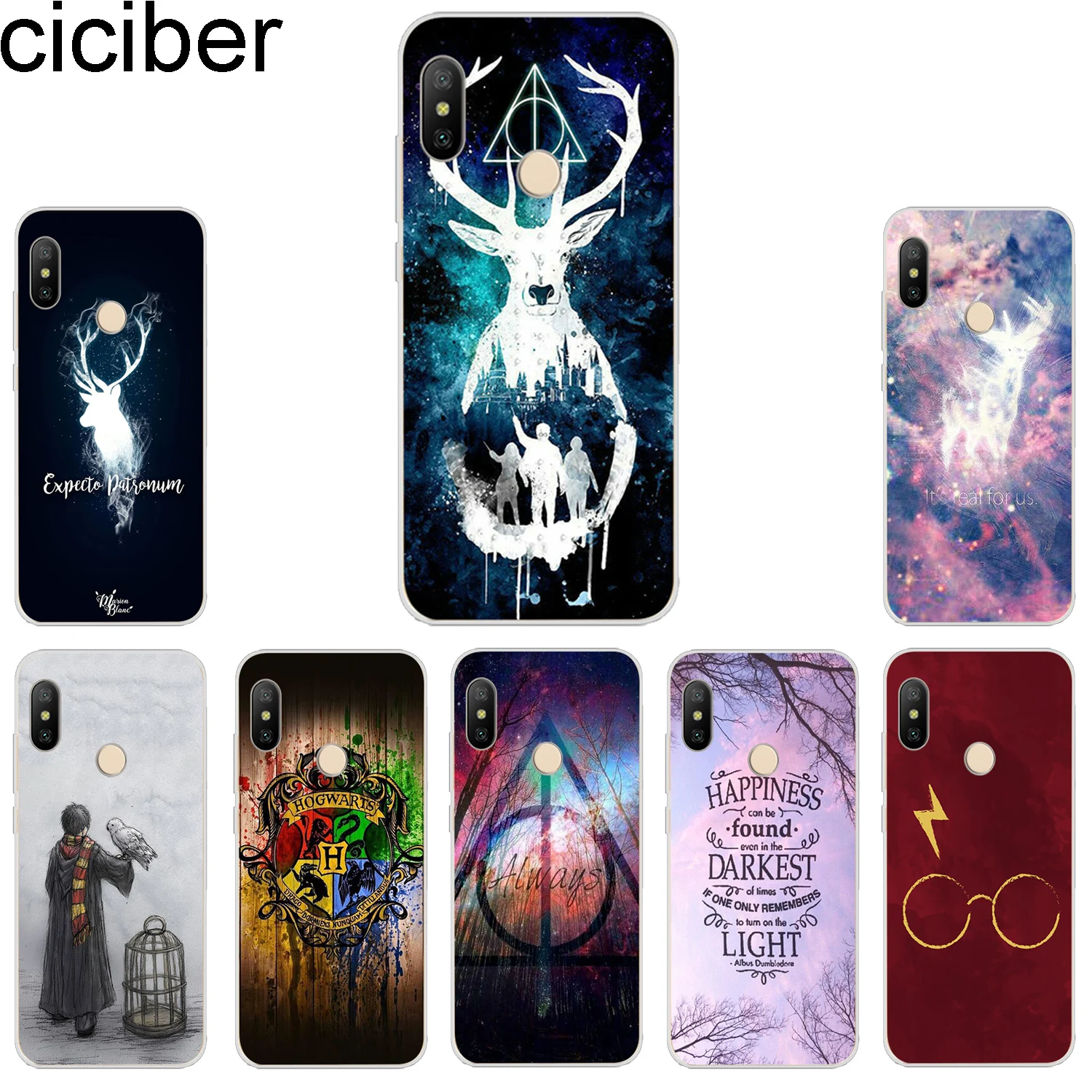 

ciciber Phone Case for Xiaomi Redmi Note 7 6 5 5A 4 4X 3 Pro Soft Back Cover for Redmi S2 5Plus 6A 4A 3S Y1 Lite Harry Potter