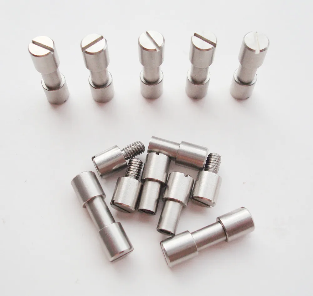 

EDC Stainless Steel Knife Fasteners,Knifemakers Supply 10 Pack of Corby Screws,DIY Handle Fastener Rivits,Knife Shaft Screws