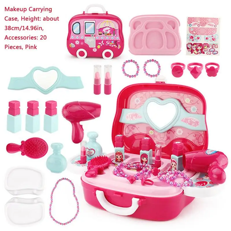 Children's House Play Educational Toy Set Medical Care Kitchen Tool Cosmetics Portable Suitcase Toy