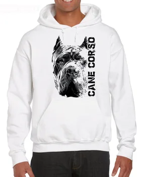 

New Fashion Men Simple Cotton Cane Corso Head - Dog Customize Hoodies Sweatshirts