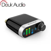 Douk аудио HiFi мини Bluetooth 5,0 HiFi усилитель мощности класса D Tpa3116 цифровой усилитель USB звуковая карта AUX 50 Вт* 2 домашний аудио