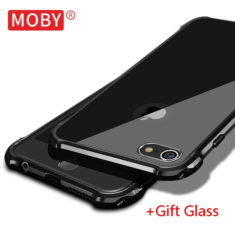 MOBY Brand High Quality Metal Aluminum Back Cover Case For Apple iPhone 6s iPhone 6s Plus