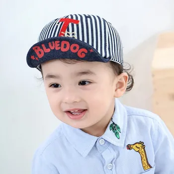 

Summer Baby Hat Newborn Girls Boys Hat Cute Letter Striped Baseball Cap Infant Toddlers Sun Caps Accessories Hats 0-3Y